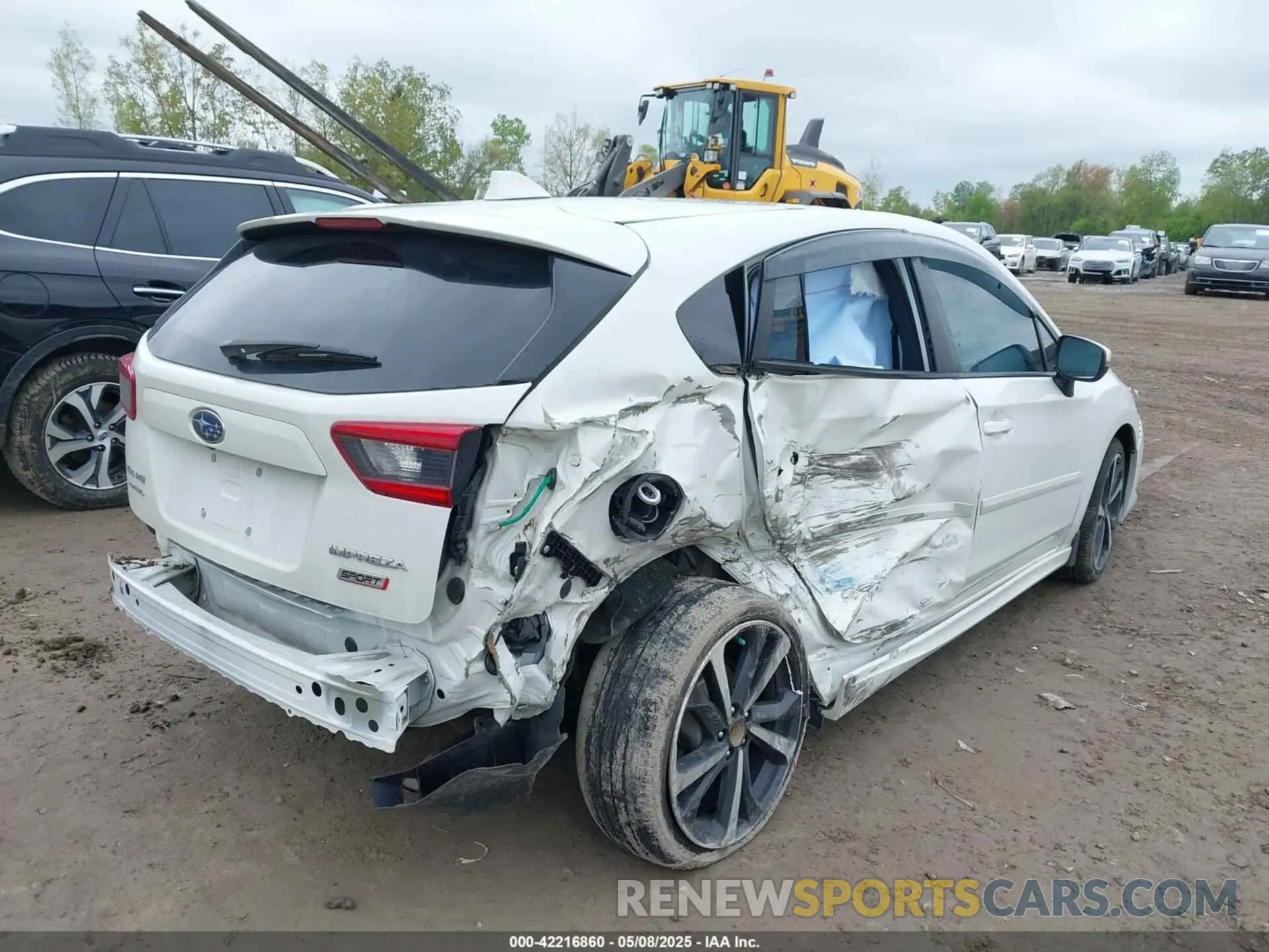 4 fotografías del automóvil dañado 4S3GTAJ66M1705044 SUBARU IMPREZA 2021