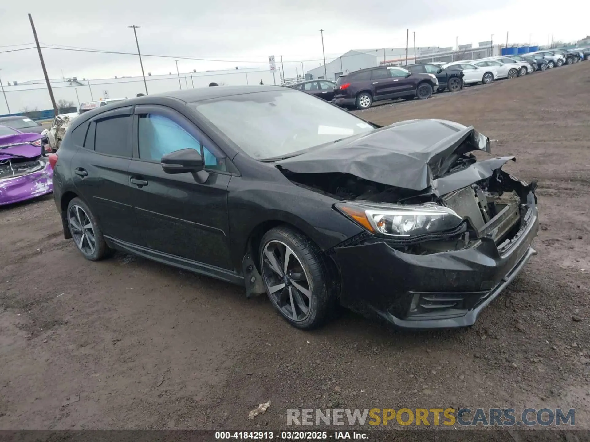 1 fotografías del automóvil dañado 4S3GTAL68M3703961 SUBARU IMPREZA 2021
