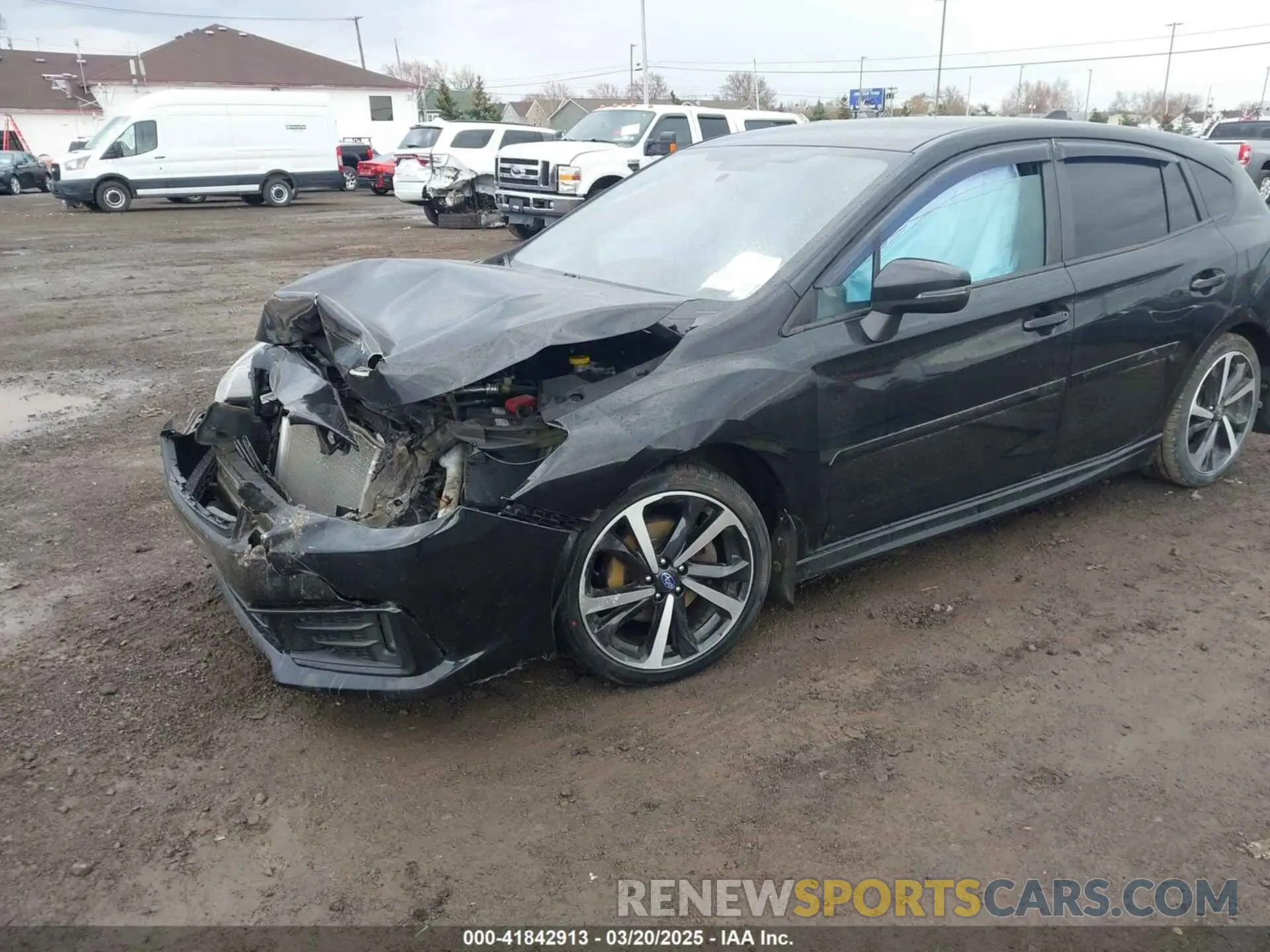 2 fotografías del automóvil dañado 4S3GTAL68M3703961 SUBARU IMPREZA 2021