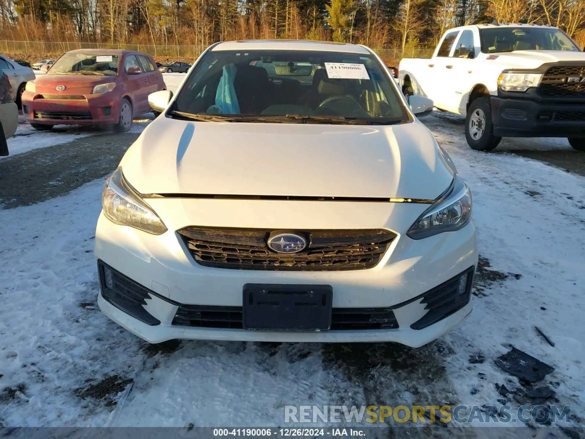 12 fotografías del automóvil dañado 4S3GTAM69M3708746 SUBARU IMPREZA 2021