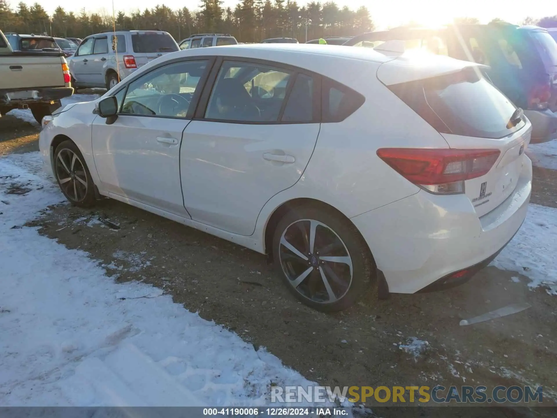 3 fotografías del automóvil dañado 4S3GTAM69M3708746 SUBARU IMPREZA 2021