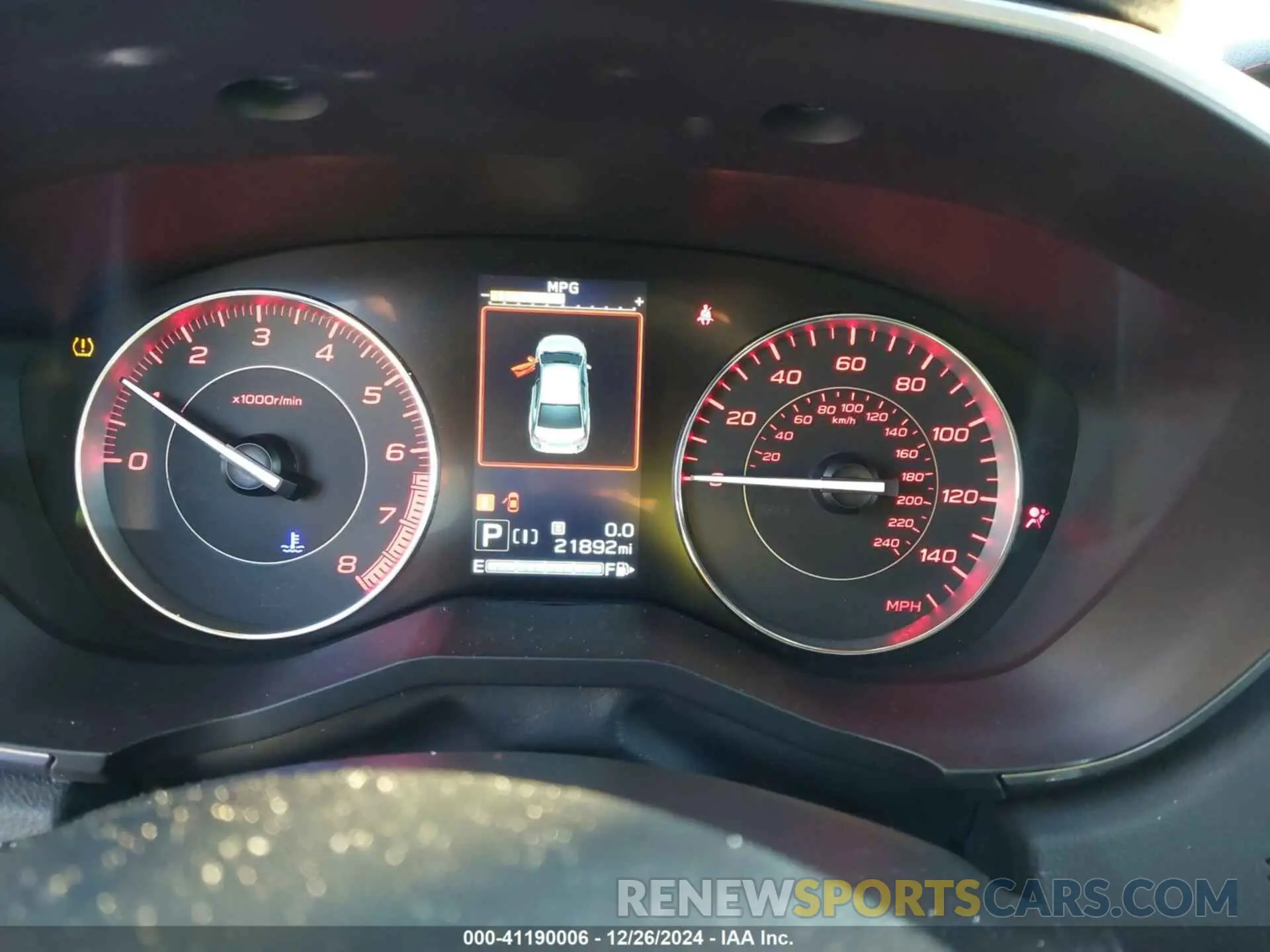 7 fotografías del automóvil dañado 4S3GTAM69M3708746 SUBARU IMPREZA 2021