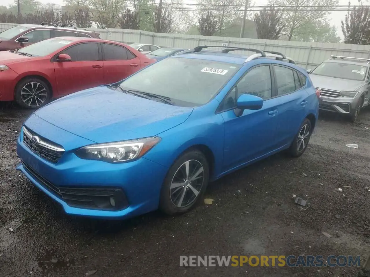 1 fotografías del automóvil dañado 4S3GTAV61M3713597 SUBARU IMPREZA 2021