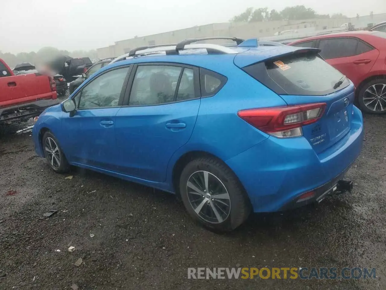 2 fotografías del automóvil dañado 4S3GTAV61M3713597 SUBARU IMPREZA 2021