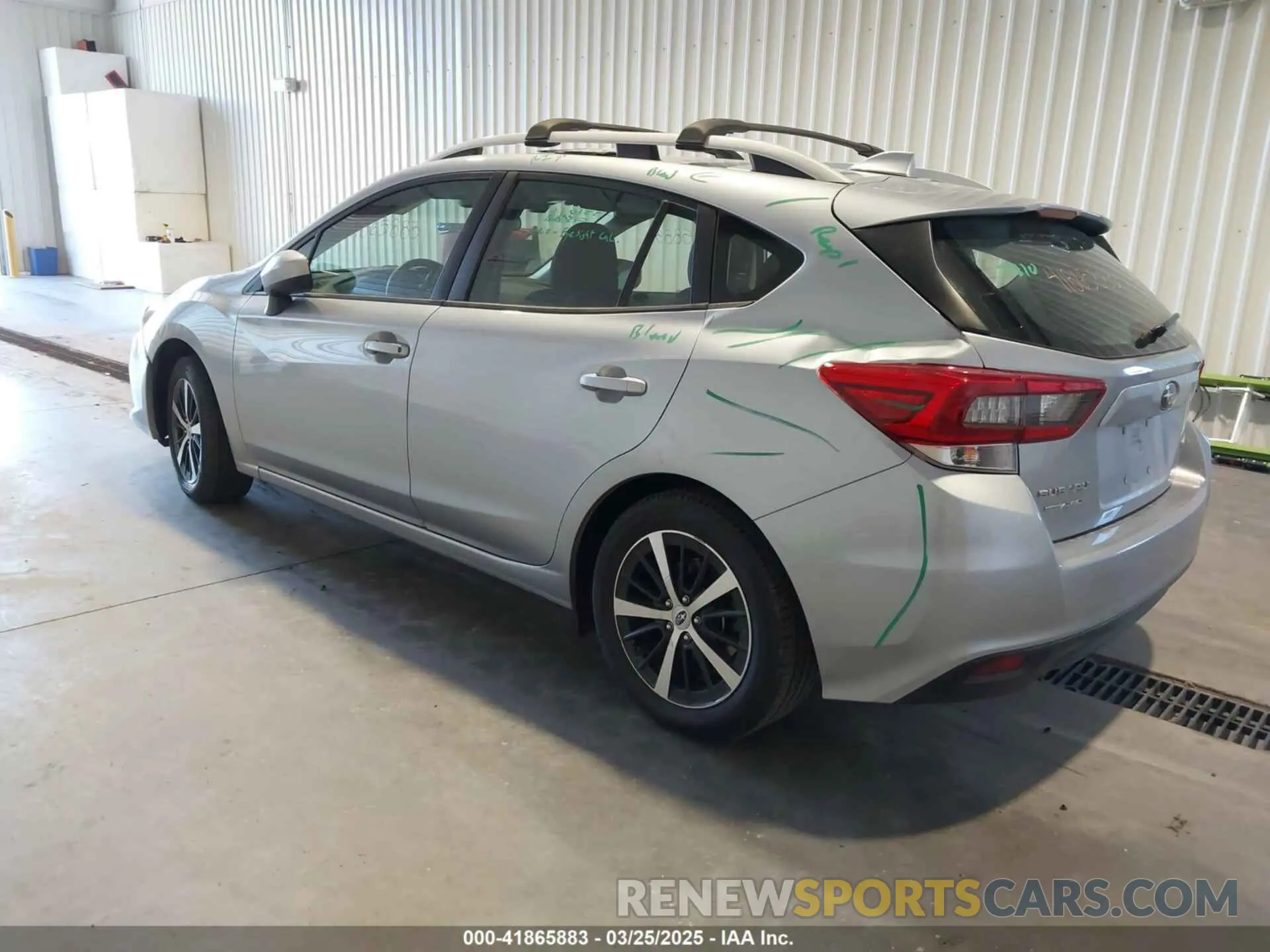 3 fotografías del automóvil dañado 4S3GTAV61M3715009 SUBARU IMPREZA 2021