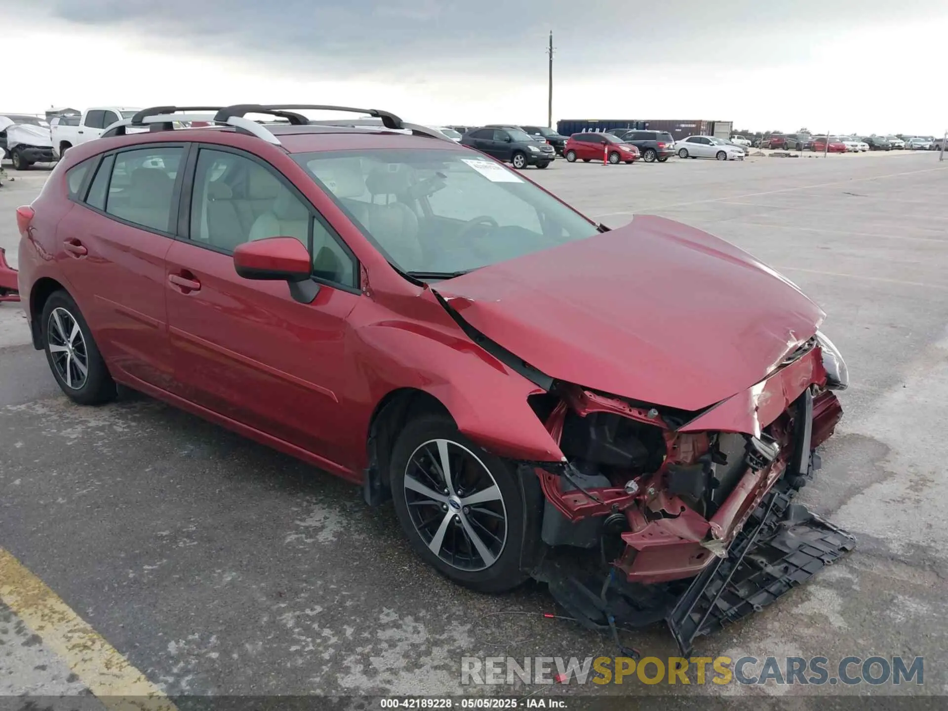 1 fotografías del automóvil dañado 4S3GTAV69M3701407 SUBARU IMPREZA 2021