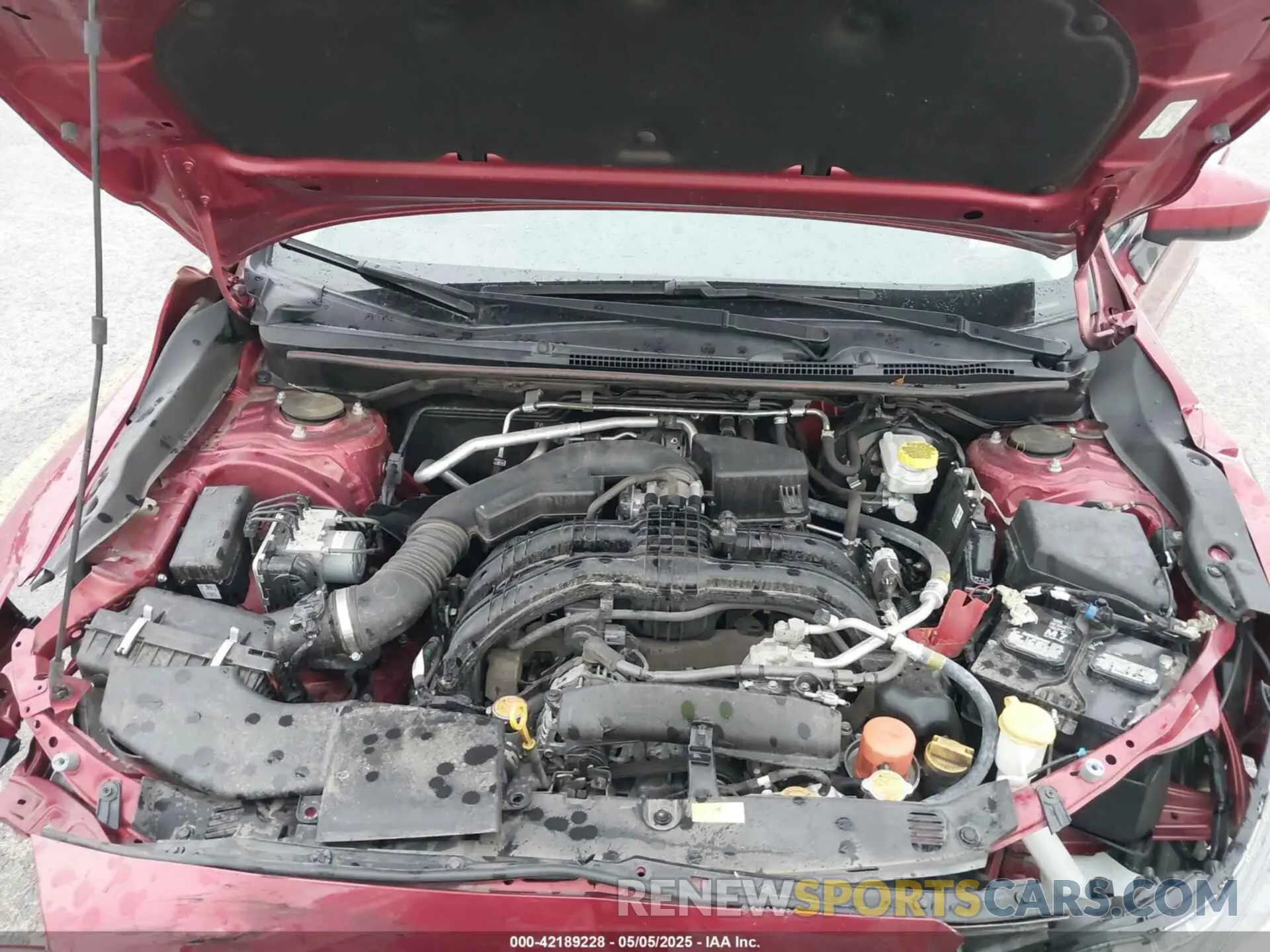 10 fotografías del automóvil dañado 4S3GTAV69M3701407 SUBARU IMPREZA 2021