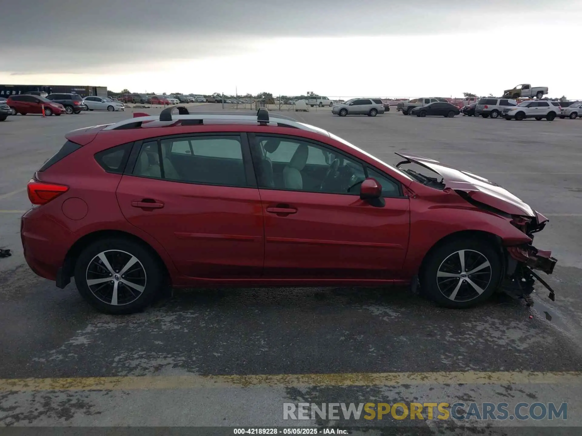 14 fotografías del automóvil dañado 4S3GTAV69M3701407 SUBARU IMPREZA 2021