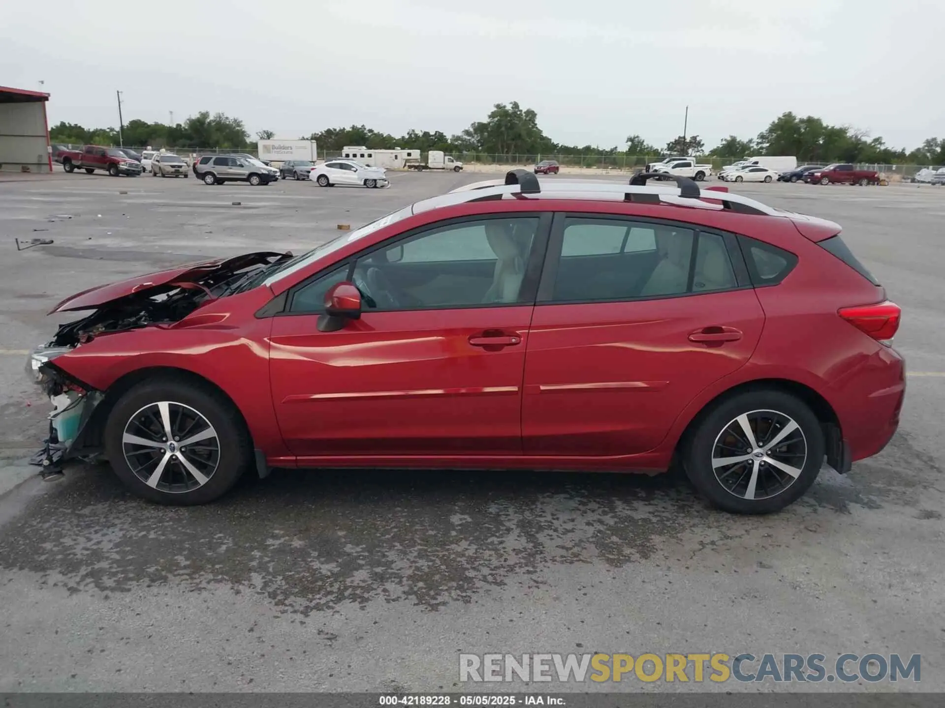 15 fotografías del automóvil dañado 4S3GTAV69M3701407 SUBARU IMPREZA 2021