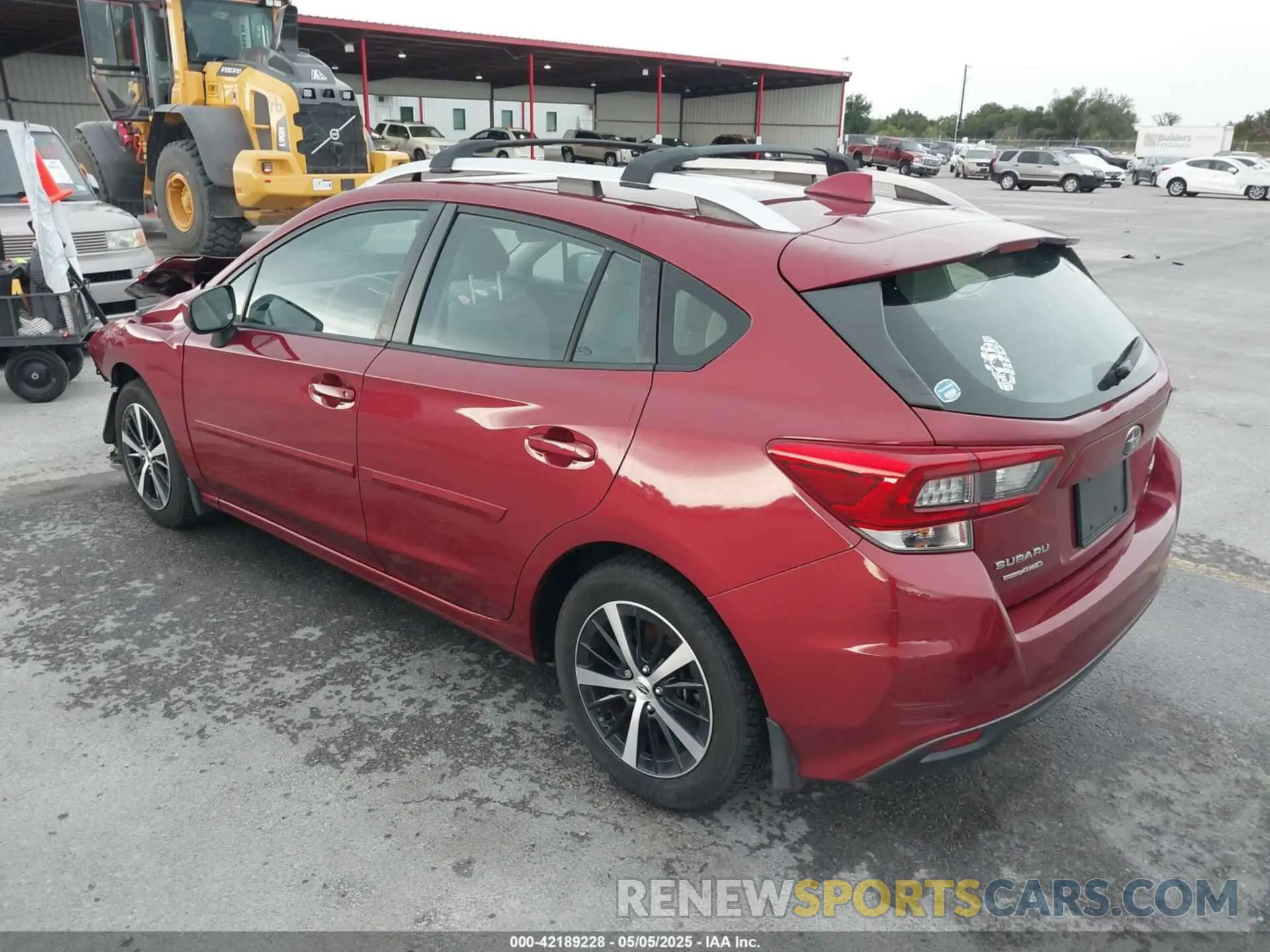 3 fotografías del automóvil dañado 4S3GTAV69M3701407 SUBARU IMPREZA 2021