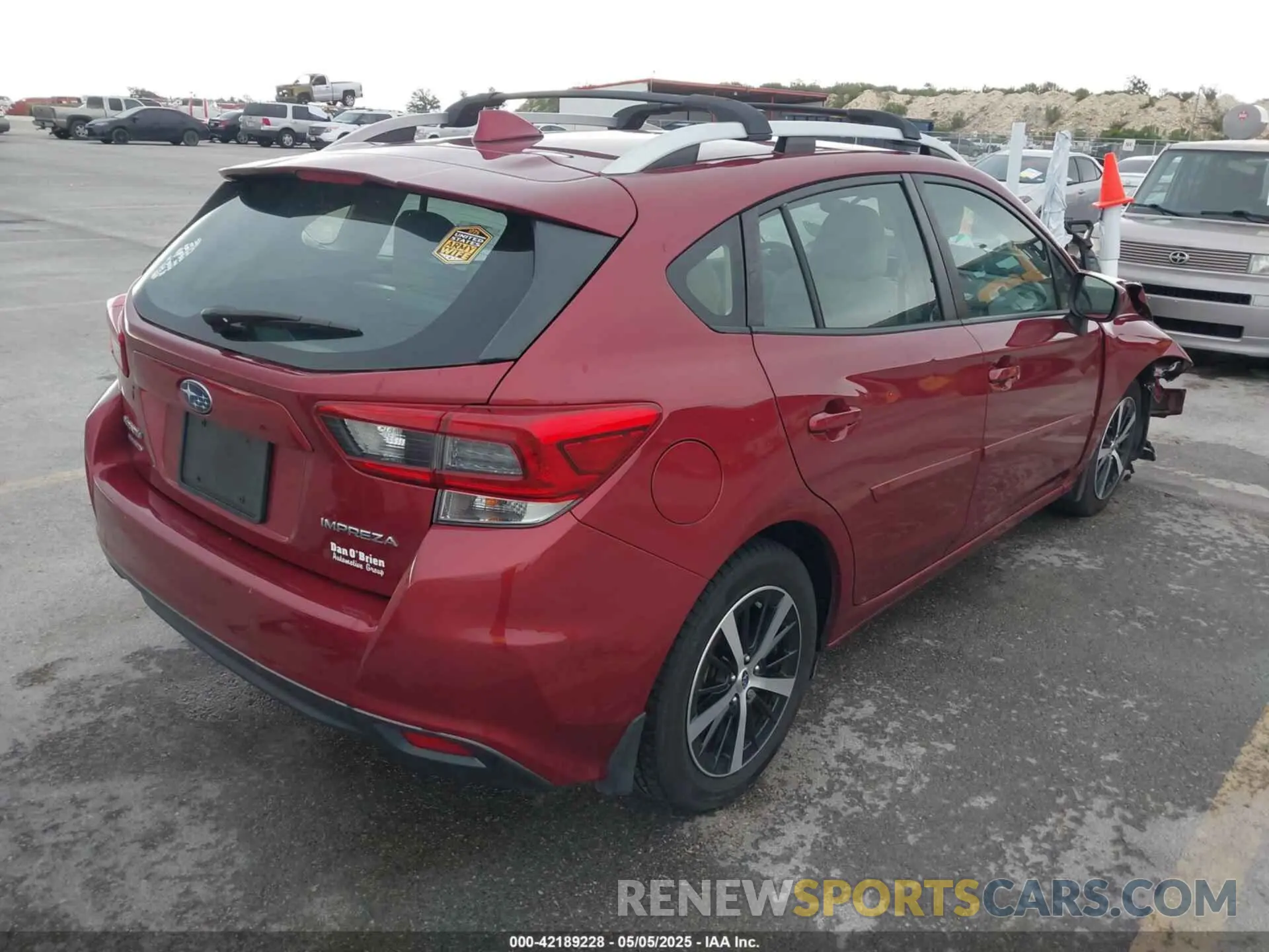 4 fotografías del automóvil dañado 4S3GTAV69M3701407 SUBARU IMPREZA 2021