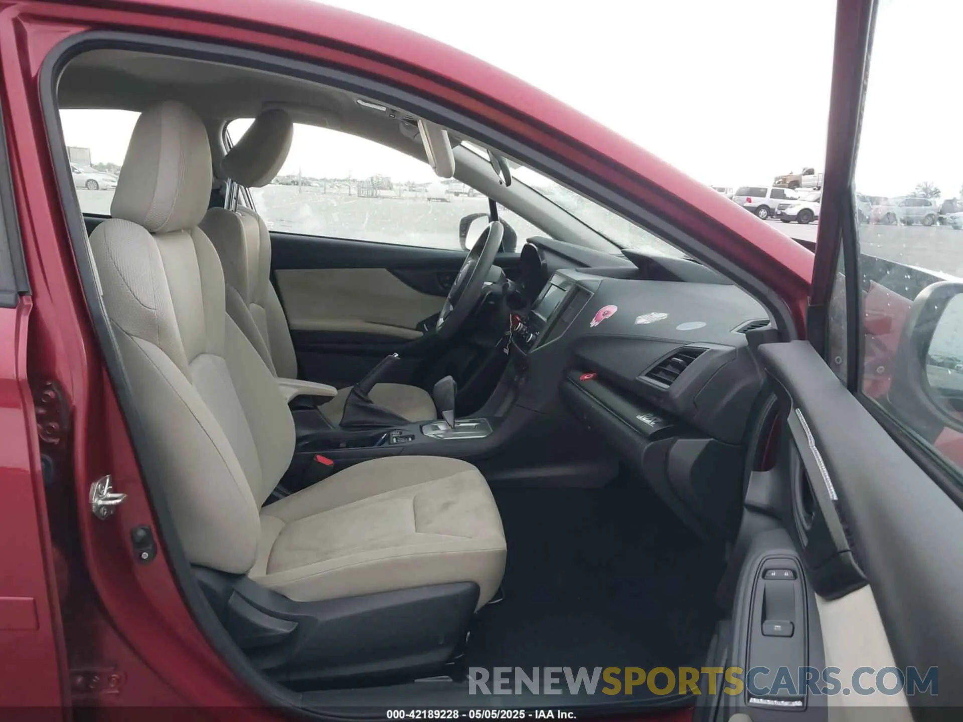 5 fotografías del automóvil dañado 4S3GTAV69M3701407 SUBARU IMPREZA 2021