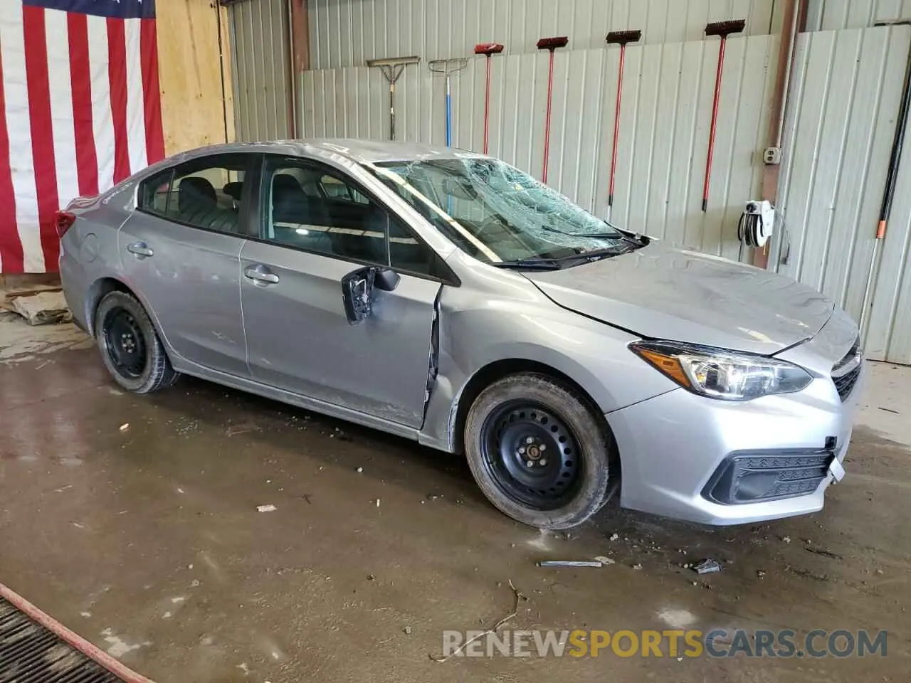 4 fotografías del automóvil dañado 4S3GKAA62N1605365 SUBARU IMPREZA 2022