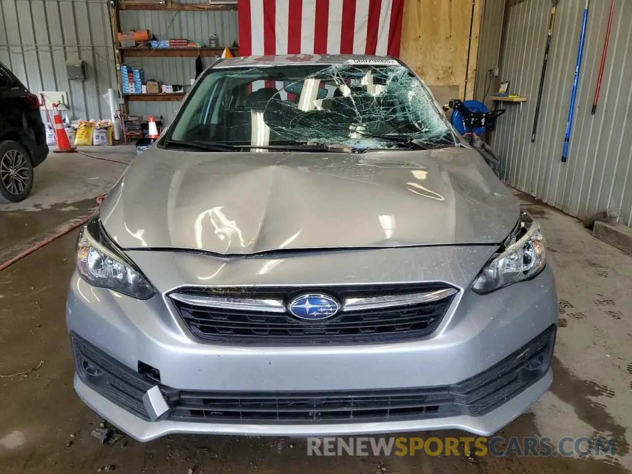 5 fotografías del automóvil dañado 4S3GKAA62N1605365 SUBARU IMPREZA 2022