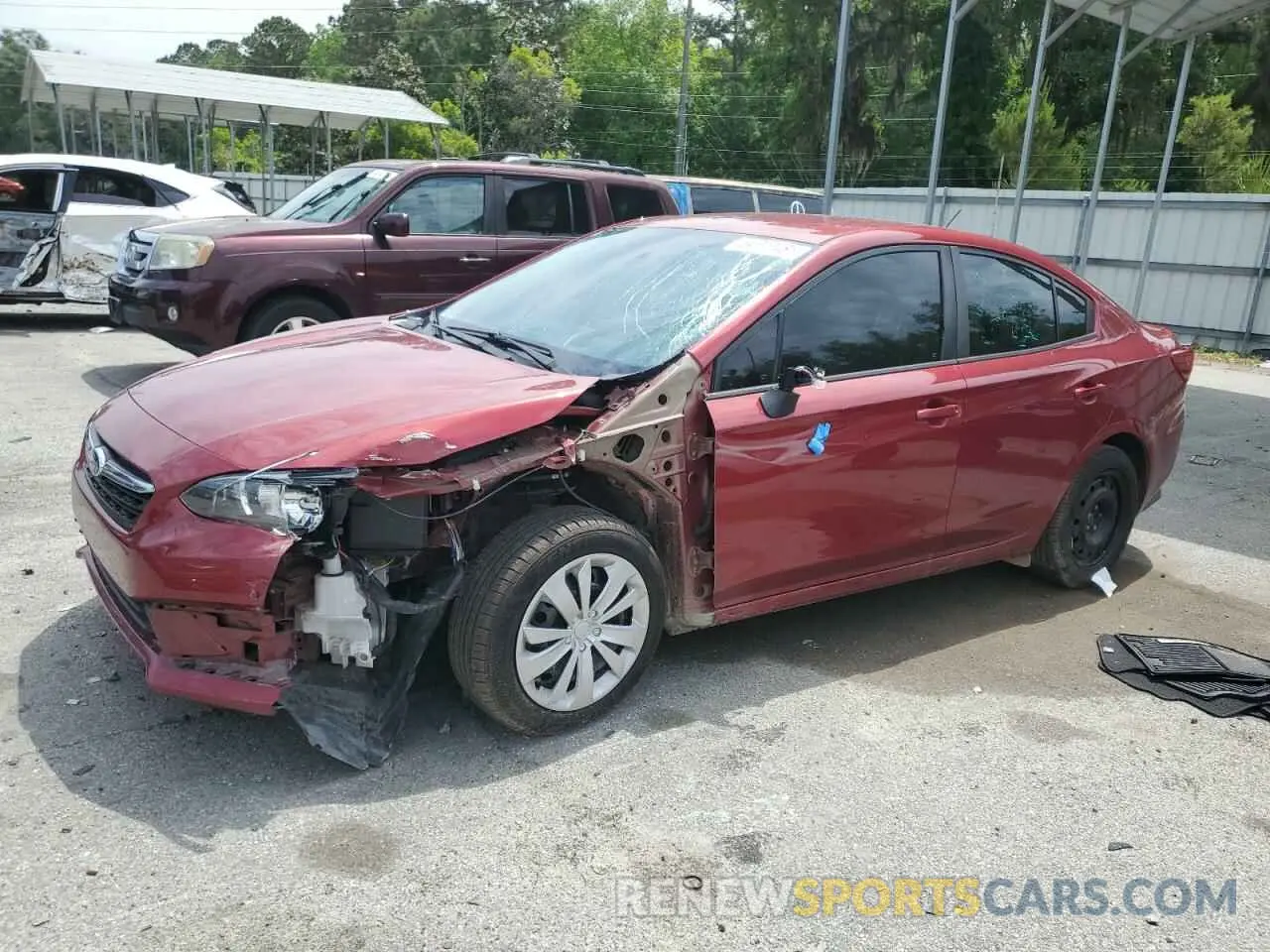 1 fotografías del automóvil dañado 4S3GKAA68N1609887 SUBARU IMPREZA 2022