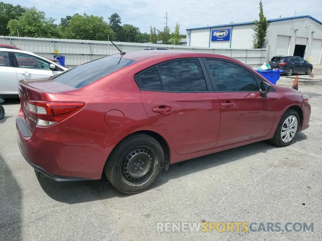 3 fotografías del automóvil dañado 4S3GKAA68N1609887 SUBARU IMPREZA 2022