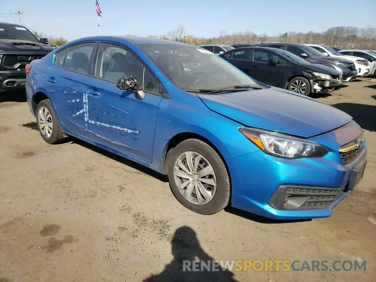 4 fotografías del automóvil dañado 4S3GKAB65N3603001 SUBARU IMPREZA 2022