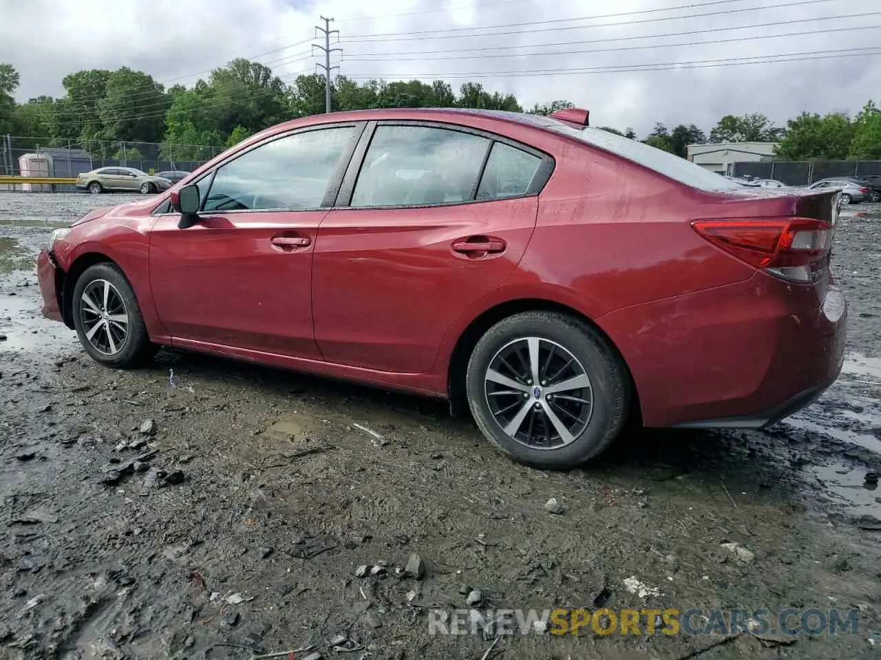 2 fotografías del automóvil dañado 4S3GKAV62N3606336 SUBARU IMPREZA 2022