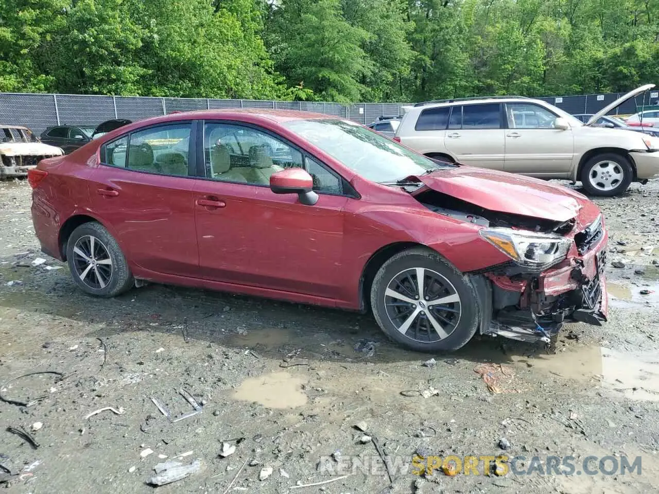 4 fotografías del automóvil dañado 4S3GKAV62N3606336 SUBARU IMPREZA 2022