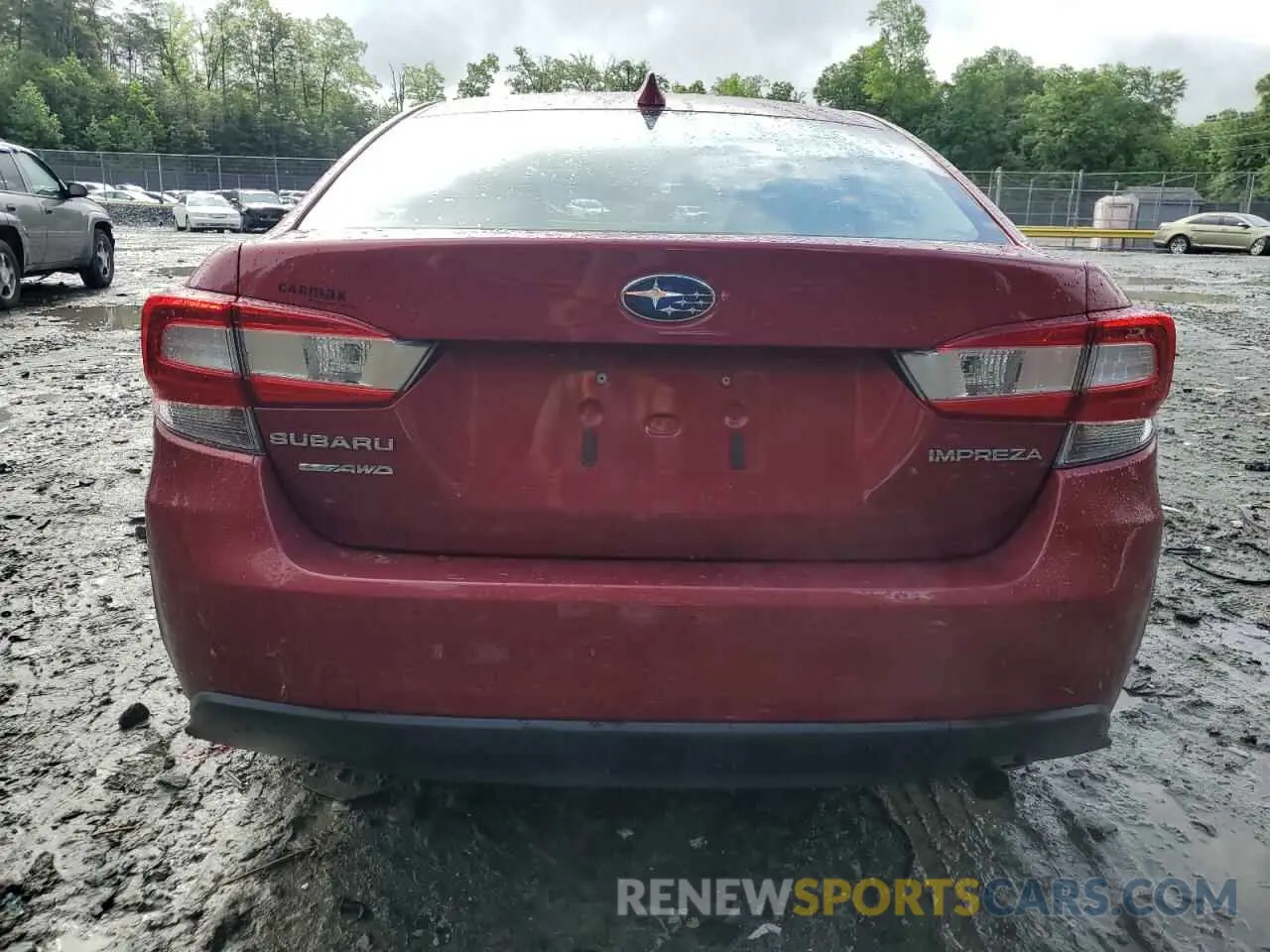 6 fotografías del automóvil dañado 4S3GKAV62N3606336 SUBARU IMPREZA 2022
