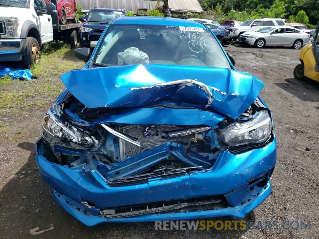5 fotografías del automóvil dañado 4S3GTAB61N3720541 SUBARU IMPREZA 2022