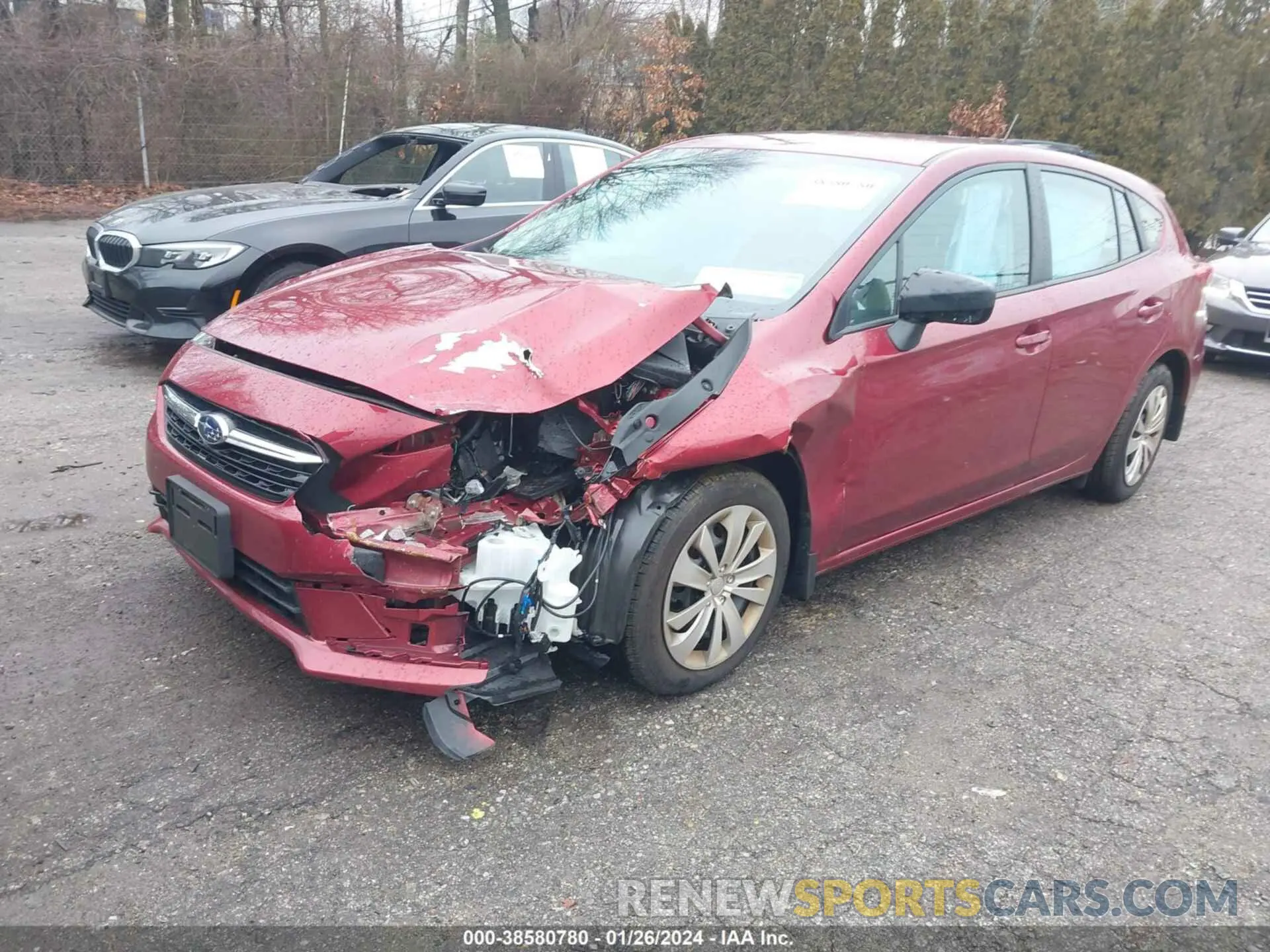2 fotografías del automóvil dañado 4S3GTAB63N3728561 SUBARU IMPREZA 2022