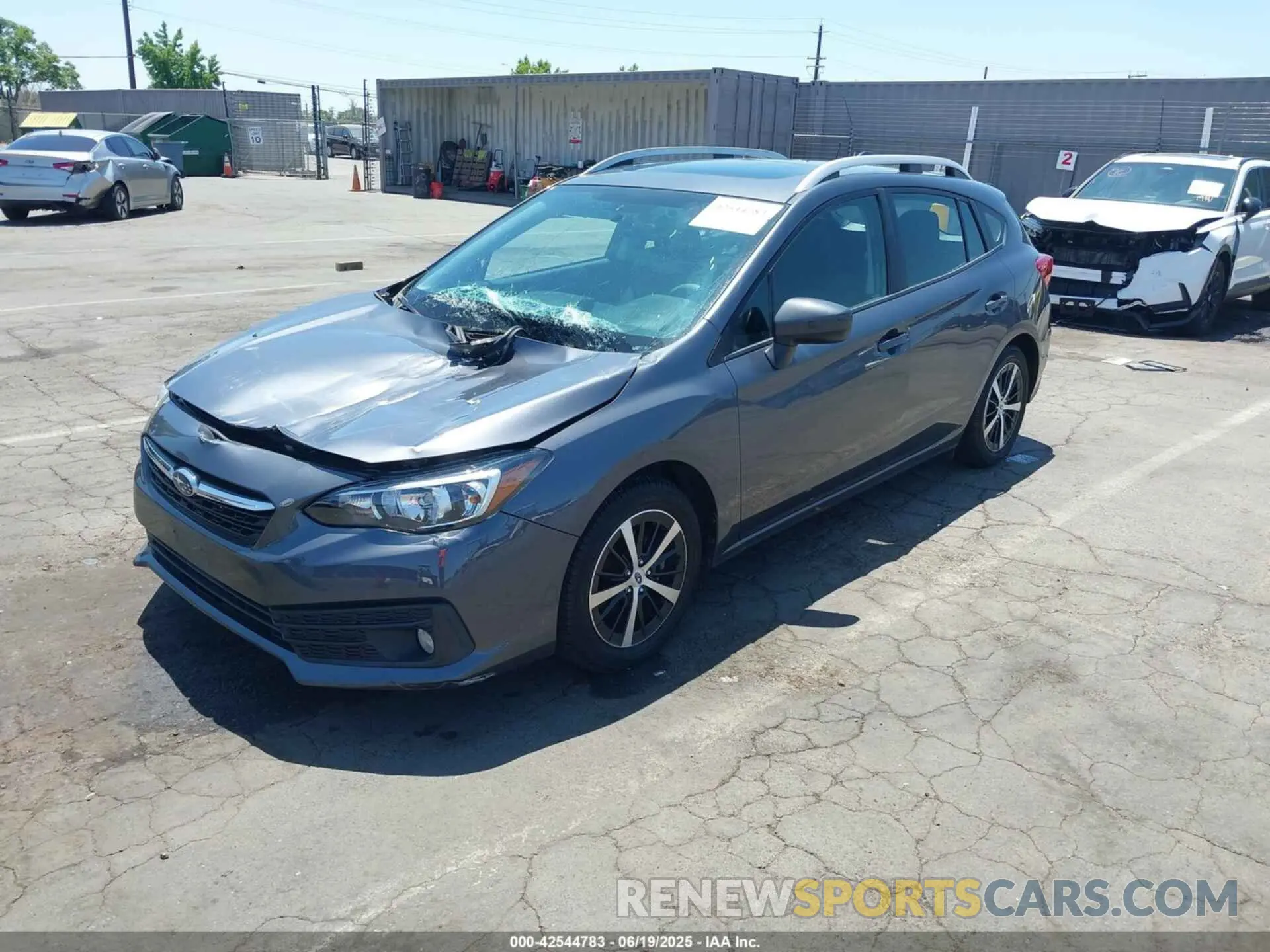 2 fotografías del automóvil dañado 4S3GTAD62N3716690 SUBARU IMPREZA 2022