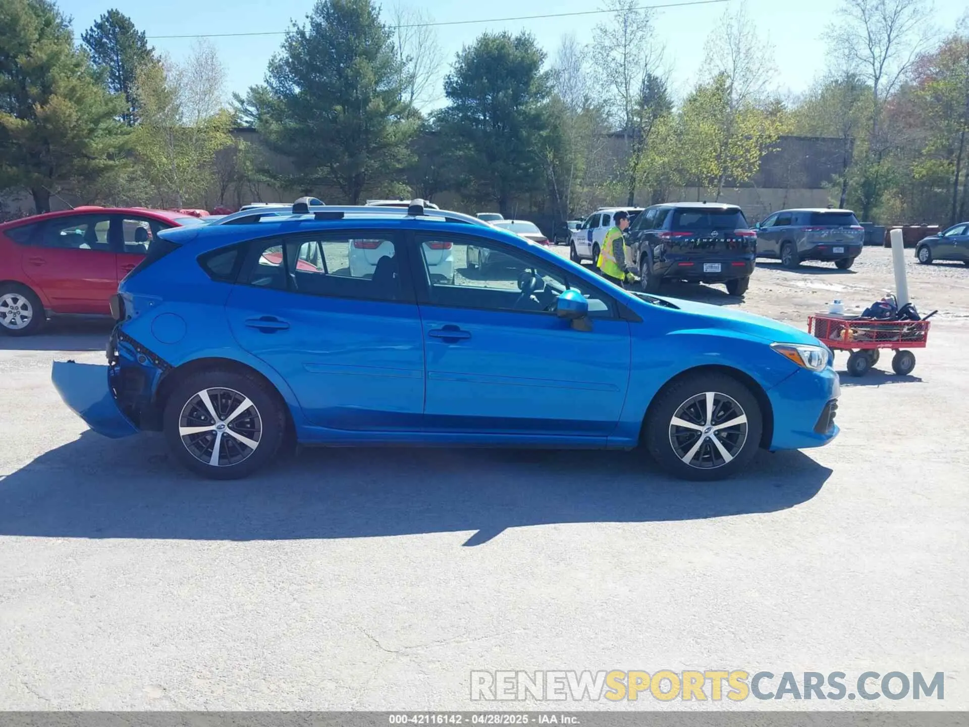 13 fotografías del automóvil dañado 4S3GTAD66N3711895 SUBARU IMPREZA 2022