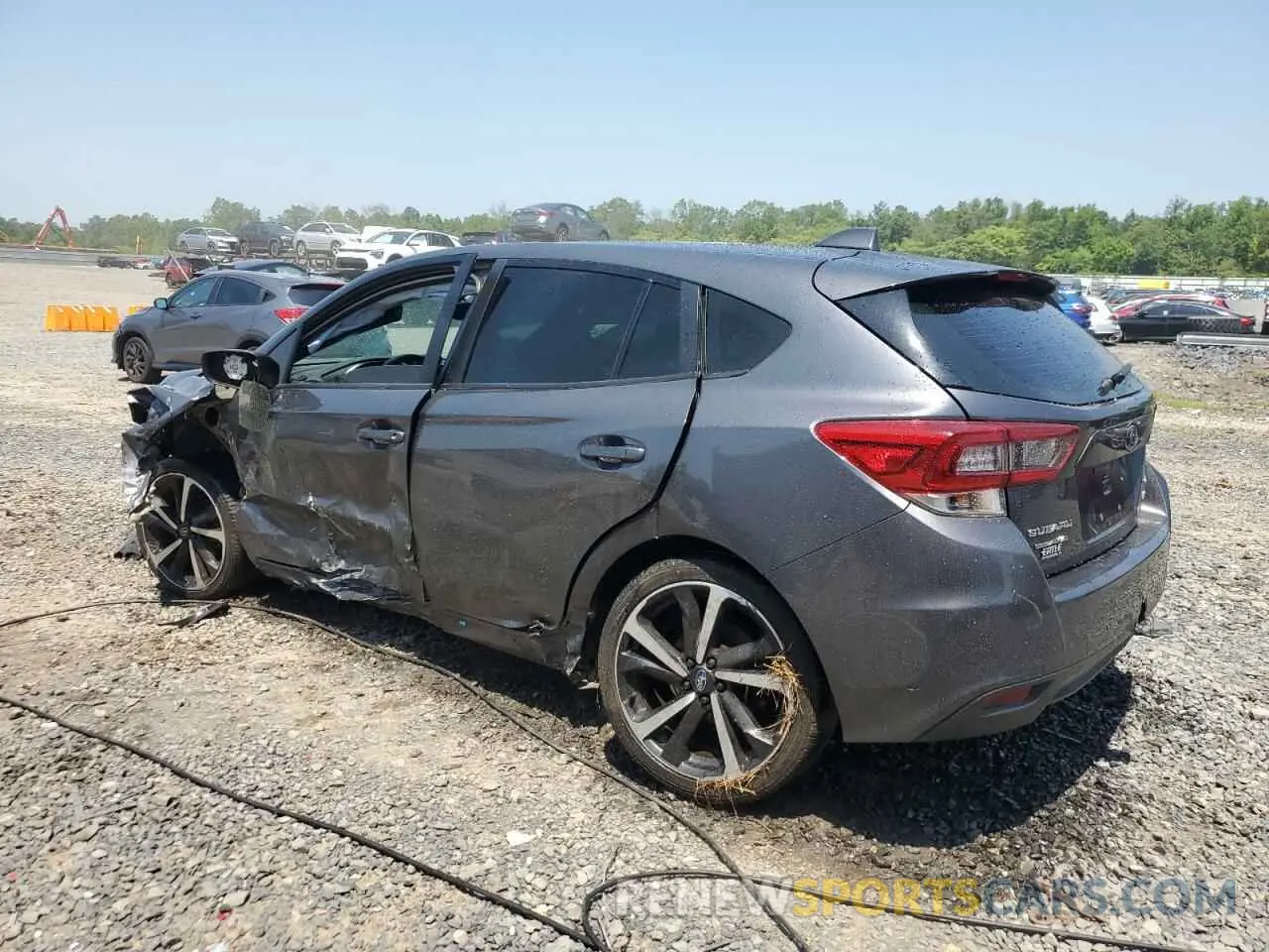 2 fotografías del automóvil dañado 4S3GTAJ6XN1726092 SUBARU IMPREZA 2022