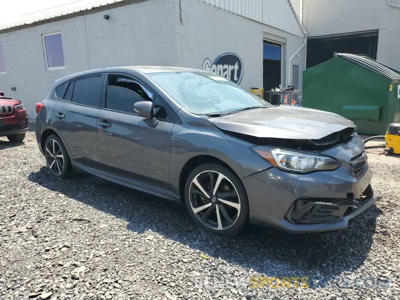 4 fotografías del automóvil dañado 4S3GTAJ6XN1726092 SUBARU IMPREZA 2022