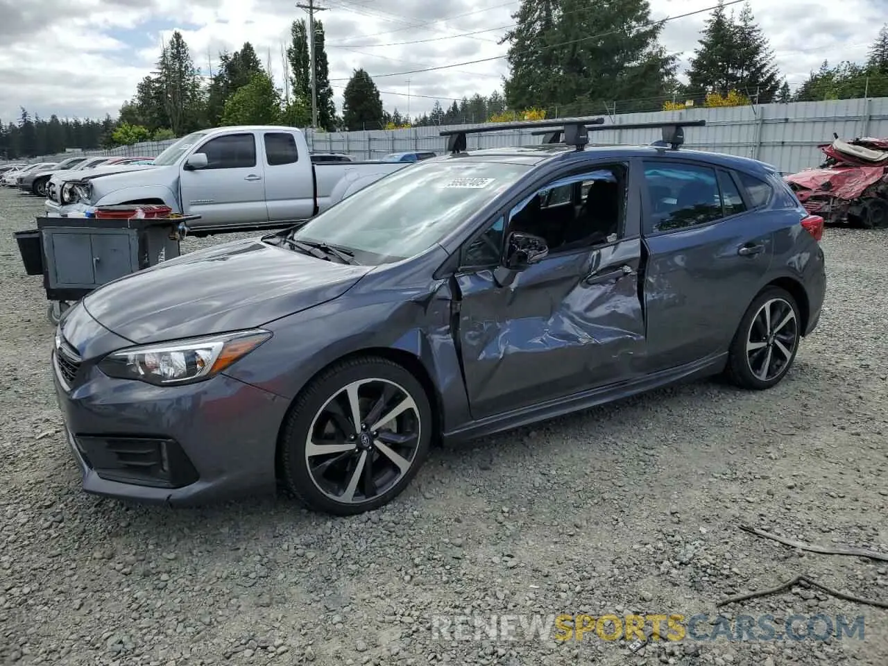 1 fotografías del automóvil dañado 4S3GTAM6XN3716999 SUBARU IMPREZA 2022