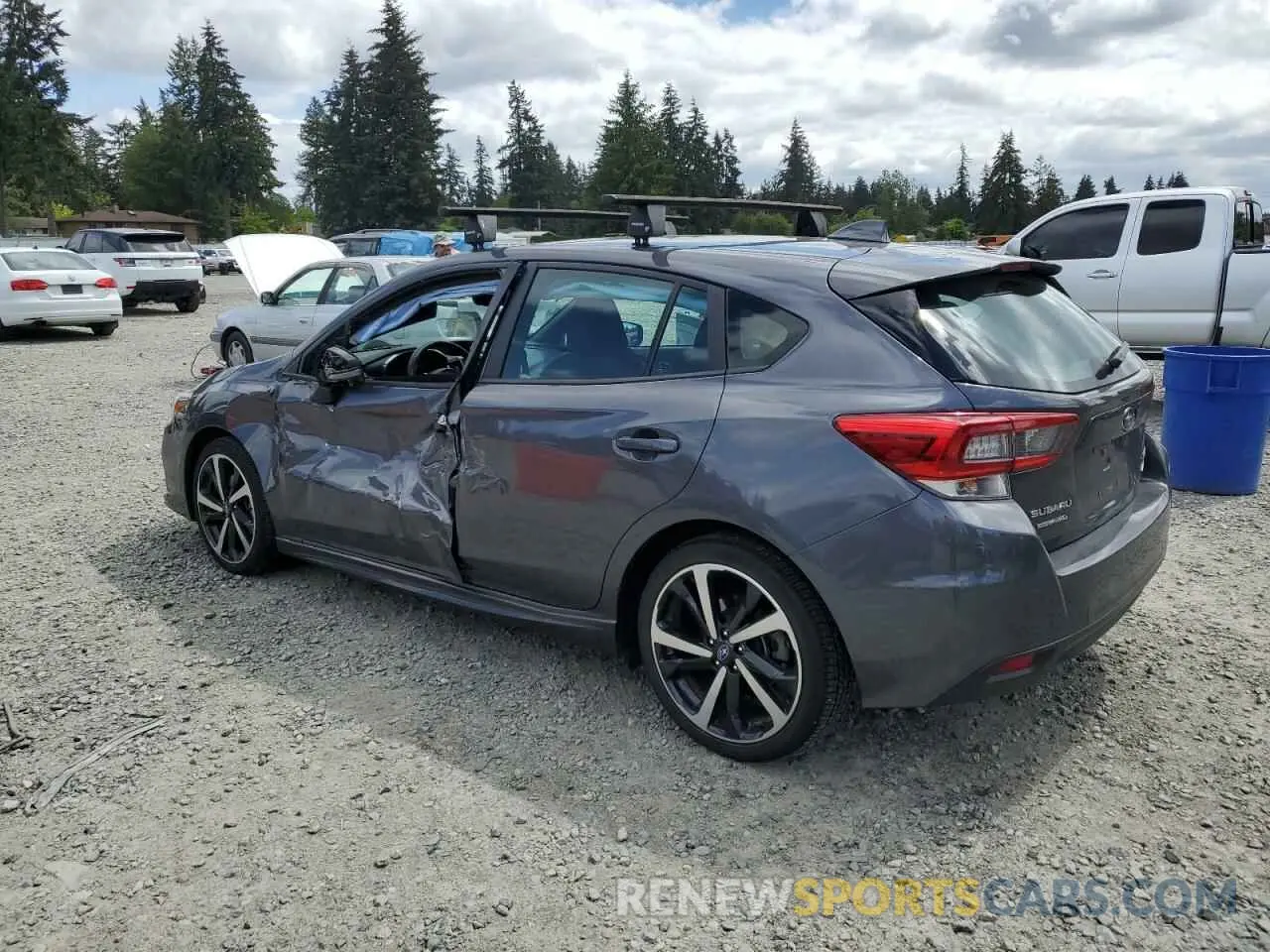 2 fotografías del automóvil dañado 4S3GTAM6XN3716999 SUBARU IMPREZA 2022