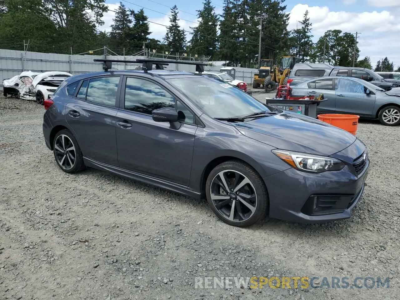 4 fotografías del automóvil dañado 4S3GTAM6XN3716999 SUBARU IMPREZA 2022