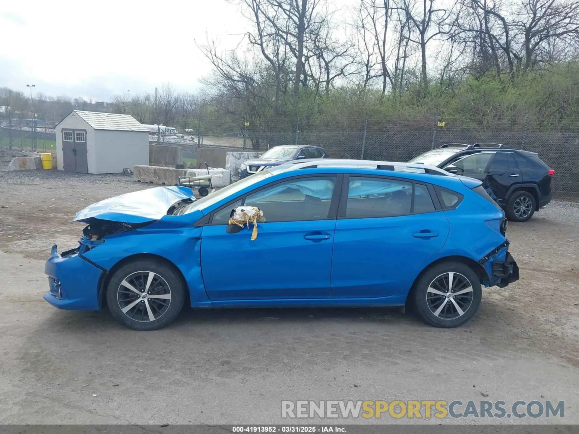 14 fotografías del automóvil dañado 4S3GTAV62N3722875 SUBARU IMPREZA 2022