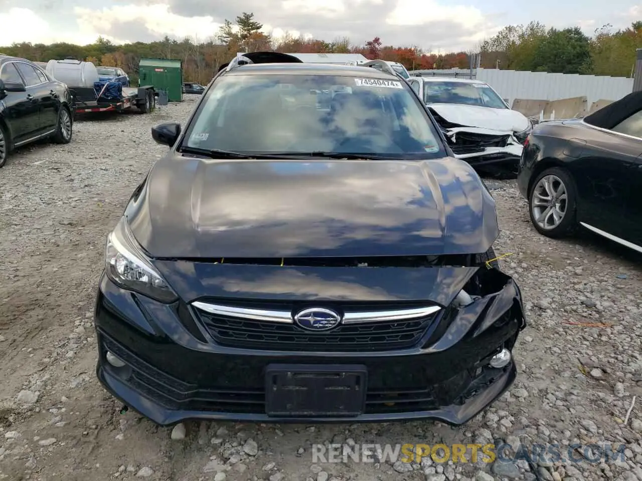5 fotografías del automóvil dañado 4S3GTAV66N3704346 SUBARU IMPREZA 2022