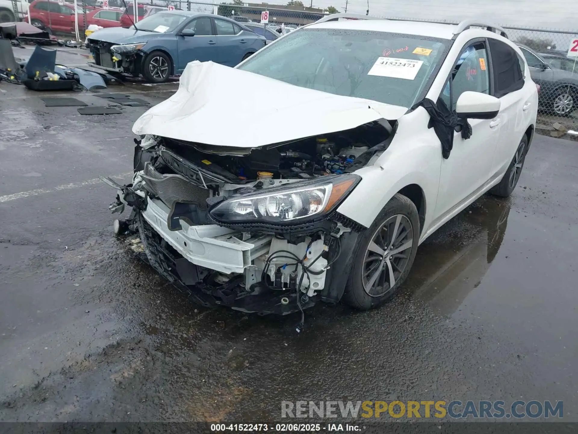 6 fotografías del automóvil dañado 4S3GTAV66N3719395 SUBARU IMPREZA 2022