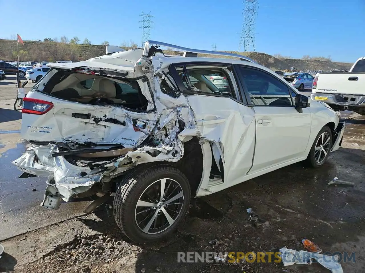 3 fotografías del automóvil dañado 4S3GTAV69N3708472 SUBARU IMPREZA 2022