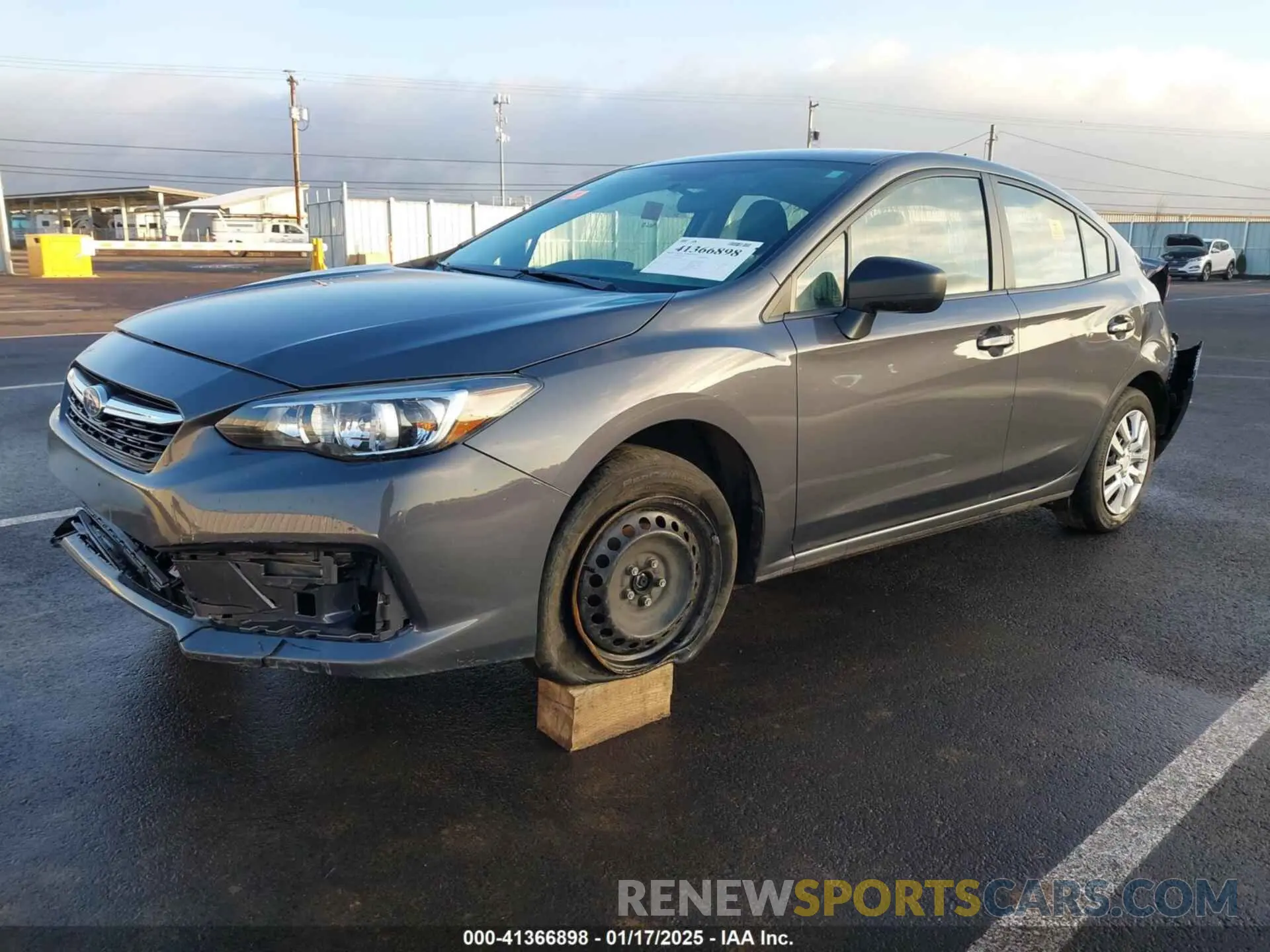 2 fotografías del automóvil dañado 4S3GKAB60P3606343 SUBARU IMPREZA 2023