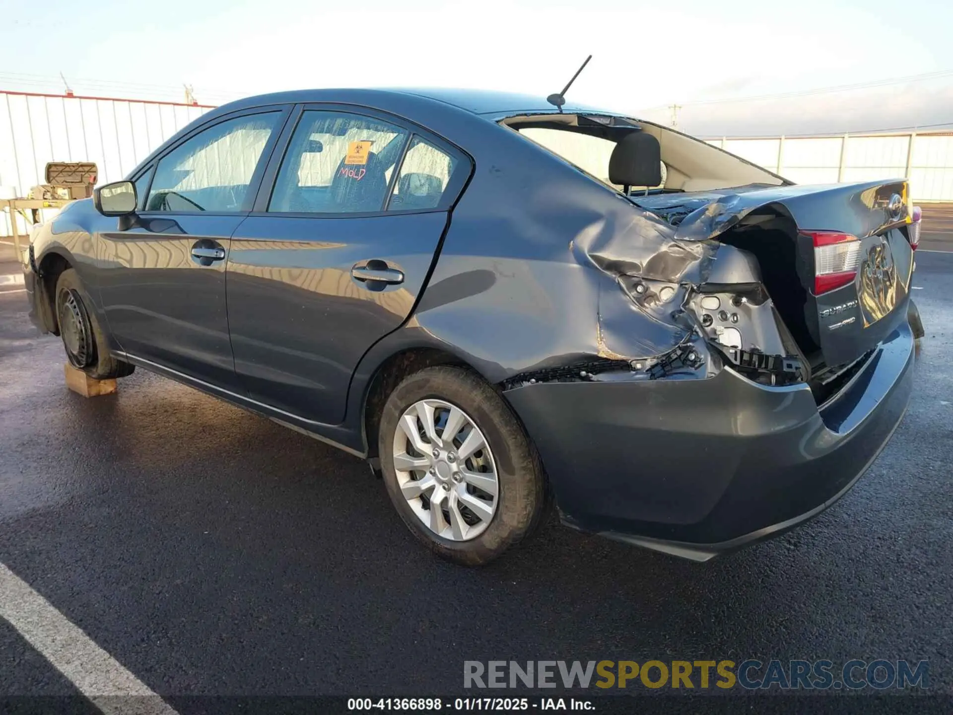 3 fotografías del automóvil dañado 4S3GKAB60P3606343 SUBARU IMPREZA 2023