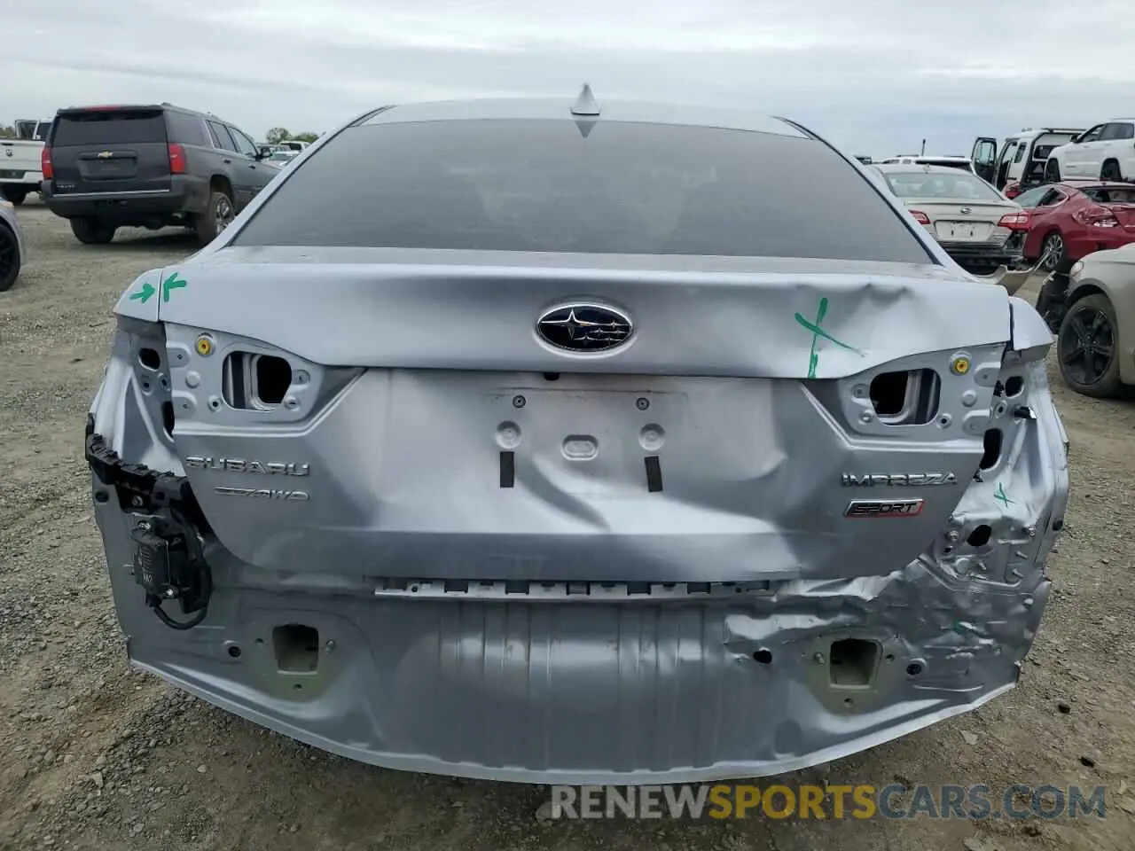 6 fotografías del automóvil dañado 4S3GKAM65P3603533 SUBARU IMPREZA 2023