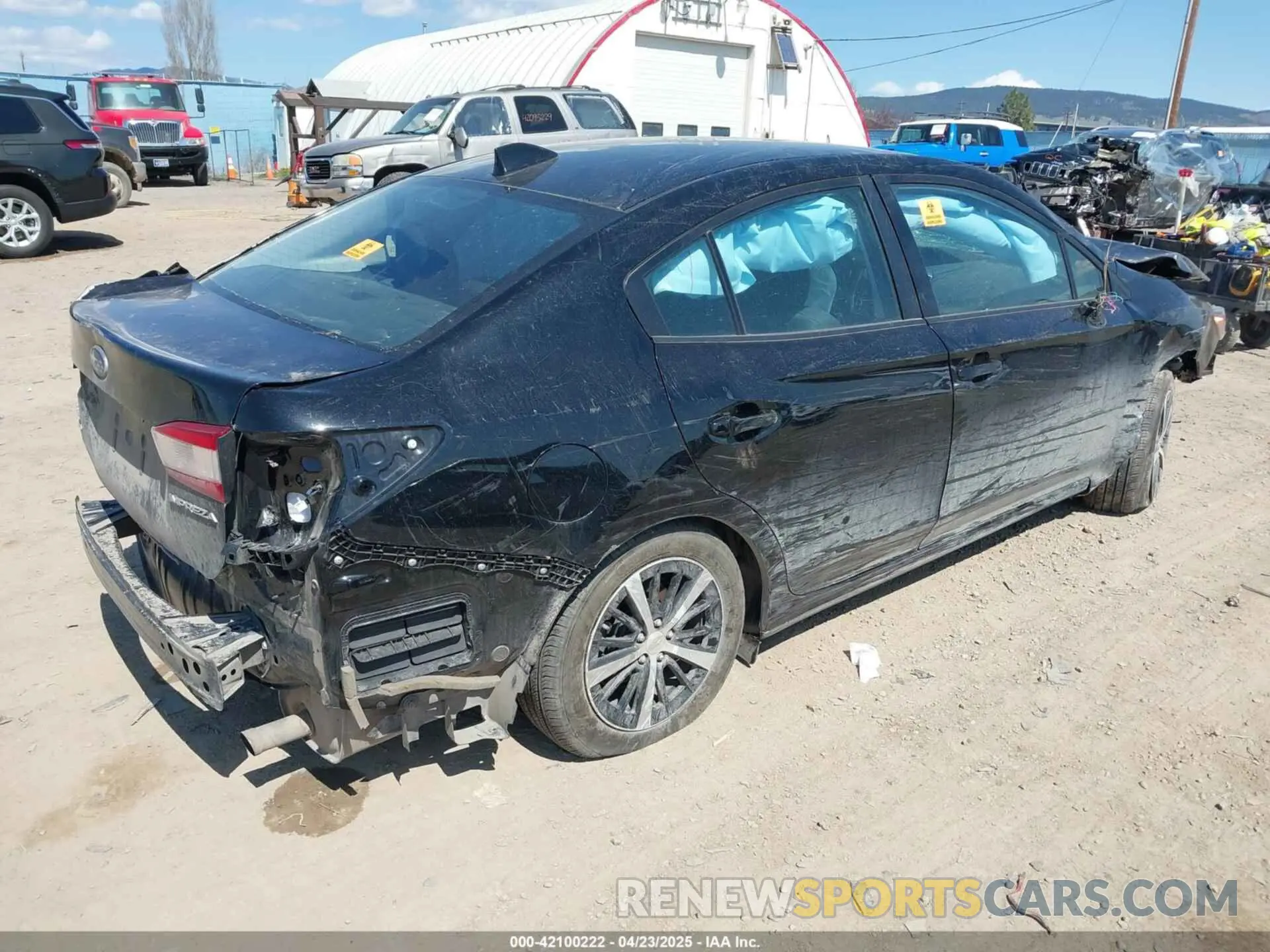 4 fotografías del automóvil dañado 4S3GKAV63P3606204 SUBARU IMPREZA 2023