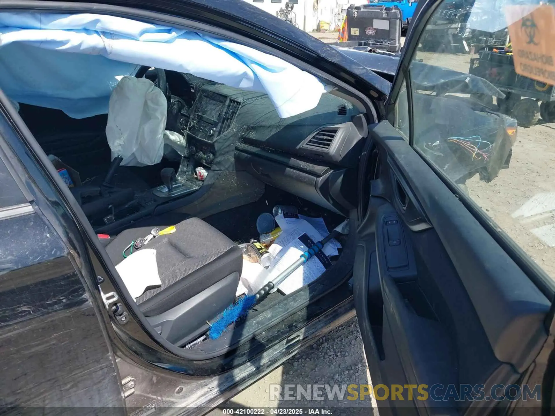 5 fotografías del automóvil dañado 4S3GKAV63P3606204 SUBARU IMPREZA 2023