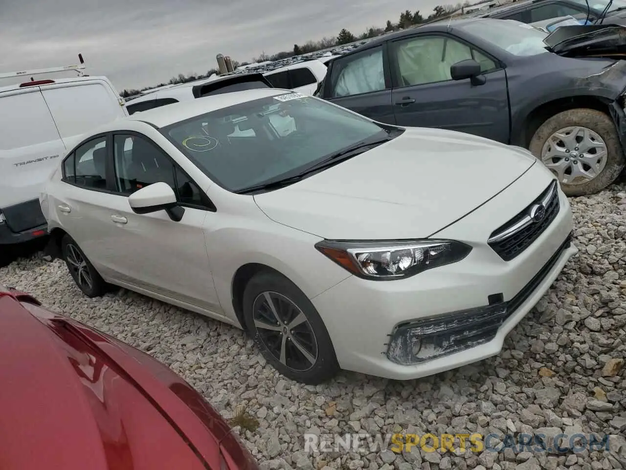 4 fotografías del automóvil dañado 4S3GKAV66P3603880 SUBARU IMPREZA 2023