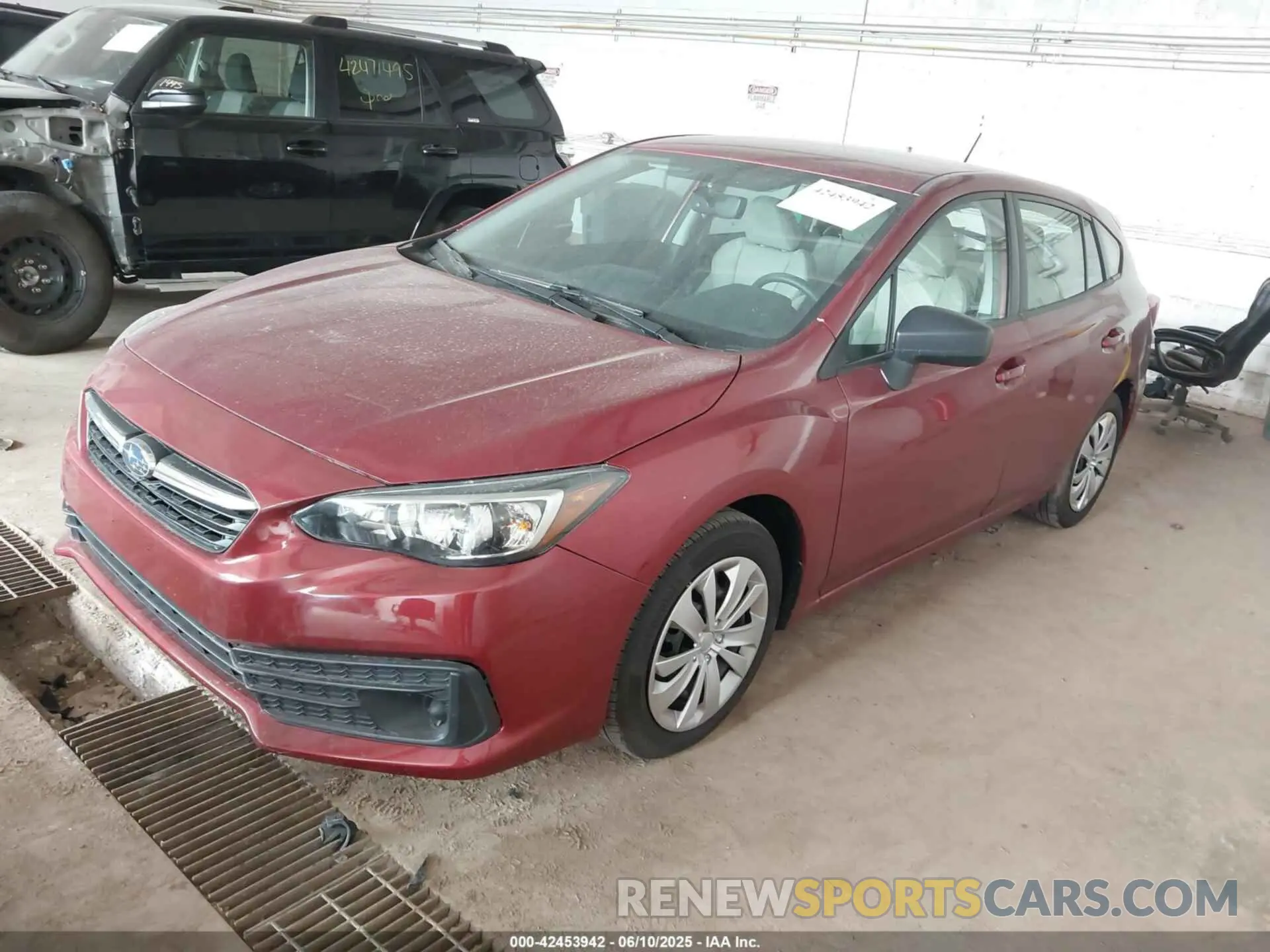 2 fotografías del automóvil dañado 4S3GTAA69P1714342 SUBARU IMPREZA 2023