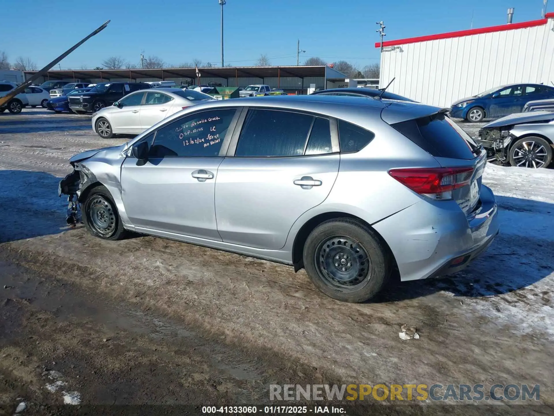 14 fotografías del automóvil dañado 4S3GTAA6XP1720490 SUBARU IMPREZA 2023