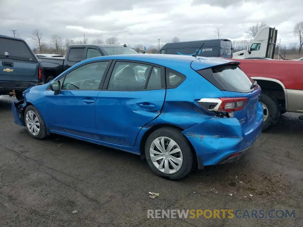 2 fotografías del automóvil dañado 4S3GTAB60P3720467 SUBARU IMPREZA 2023