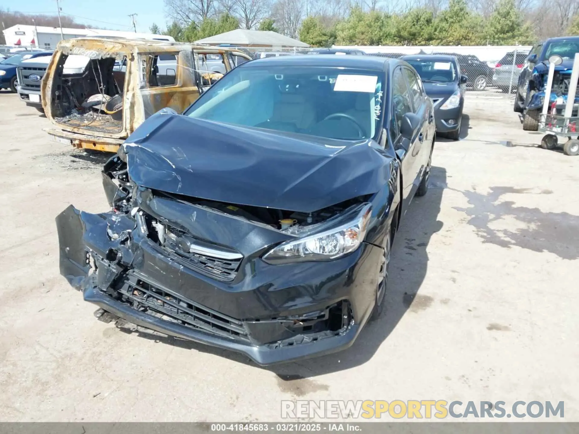2 fotografías del automóvil dañado 4S3GTAB62P3701158 SUBARU IMPREZA 2023