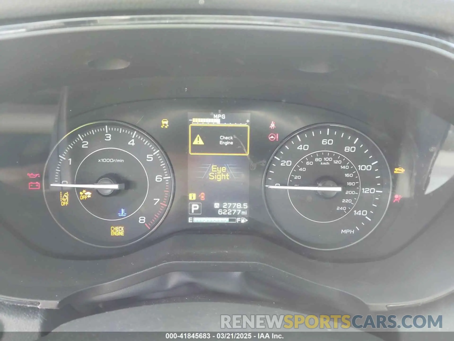 7 fotografías del automóvil dañado 4S3GTAB62P3701158 SUBARU IMPREZA 2023