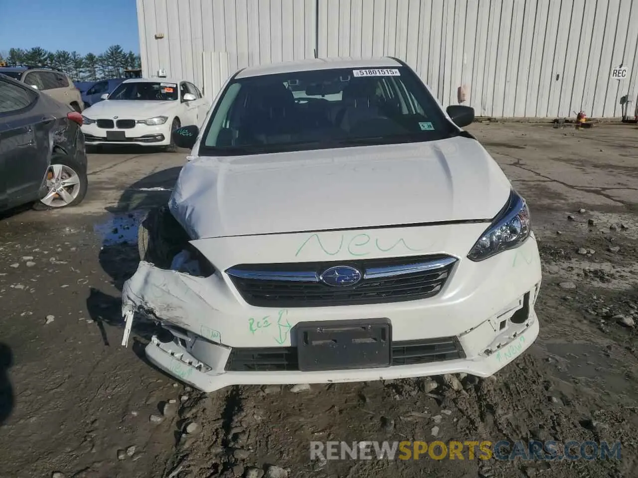 5 fotografías del automóvil dañado 4S3GTAB62P3719112 SUBARU IMPREZA 2023