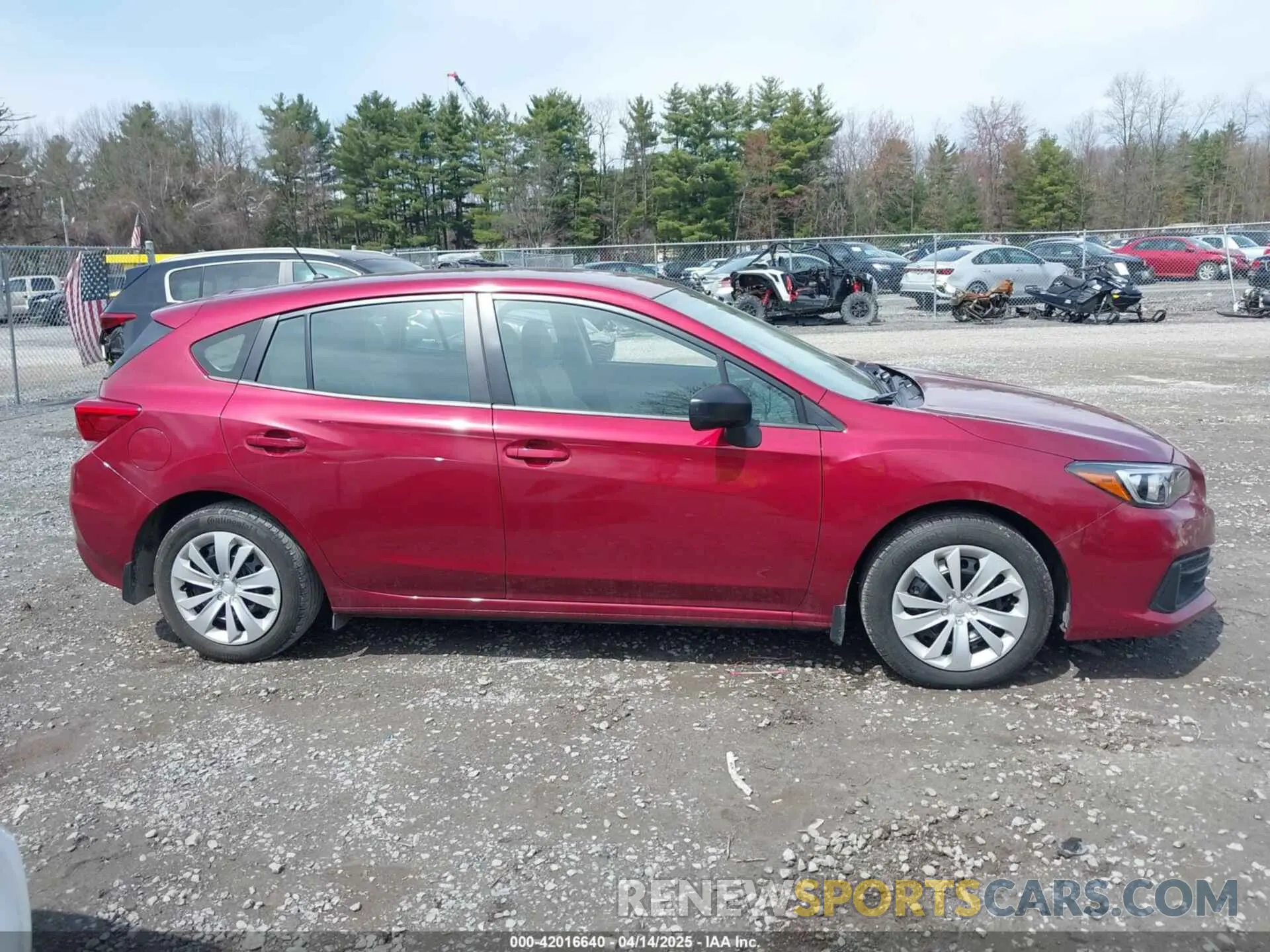 12 fotografías del automóvil dañado 4S3GTAB64P3720293 SUBARU IMPREZA 2023